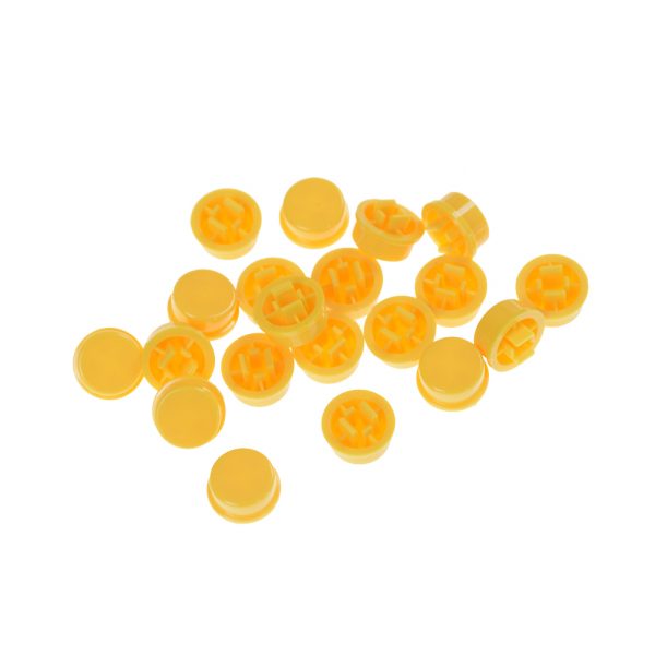 Knoflík pro mikrospínač - Žlutý