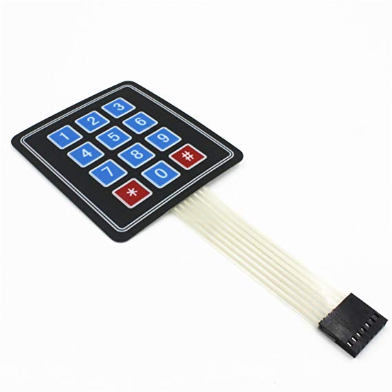 Membránová klávesnice 4x3 pro jednodeskové počítače