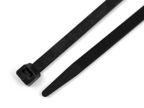 Stahovací nylonový pásek CV-250W - UV černý