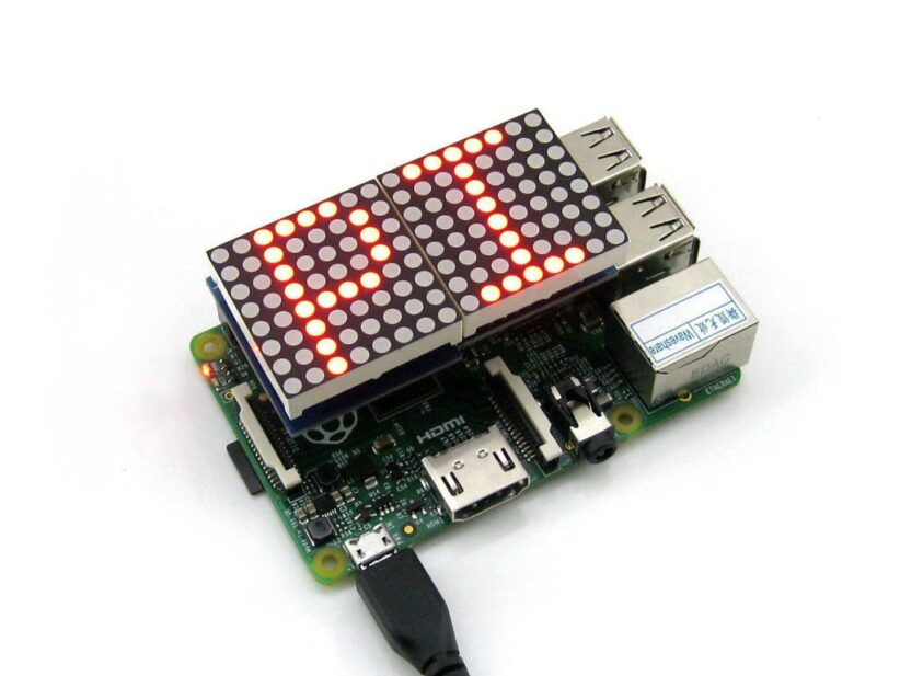 Raspberry LED Matice Shield 16 x 8 bodů